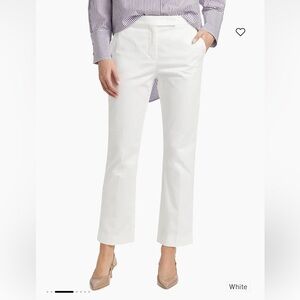 MaxMara White Cropped Pants